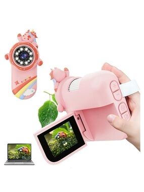 🆕- Kids 1000X Handheld Portable Microscope With 8 Adjustable LED Lights